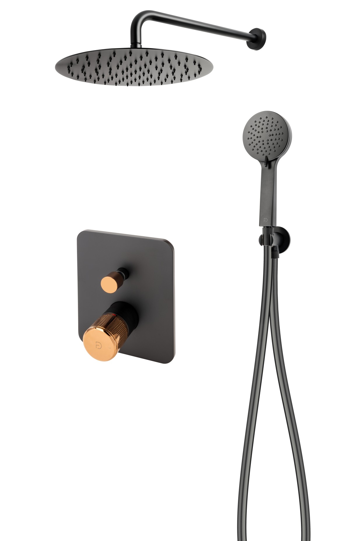 ARDESIA, Zestaw podtynkowy natryskowy z deszczownią