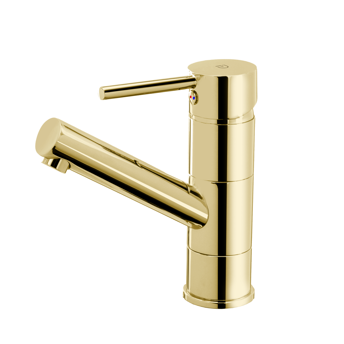 FLUSSO, Bateria umywalkowa z obrotową wylewką