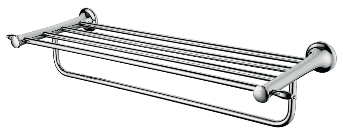 LACRIMA, wieszak na ręcznik 60 cm z półką